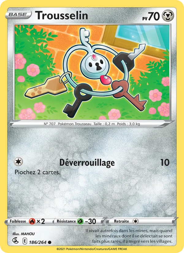 Carte Trousselin 186/264 – Poing de Fusion