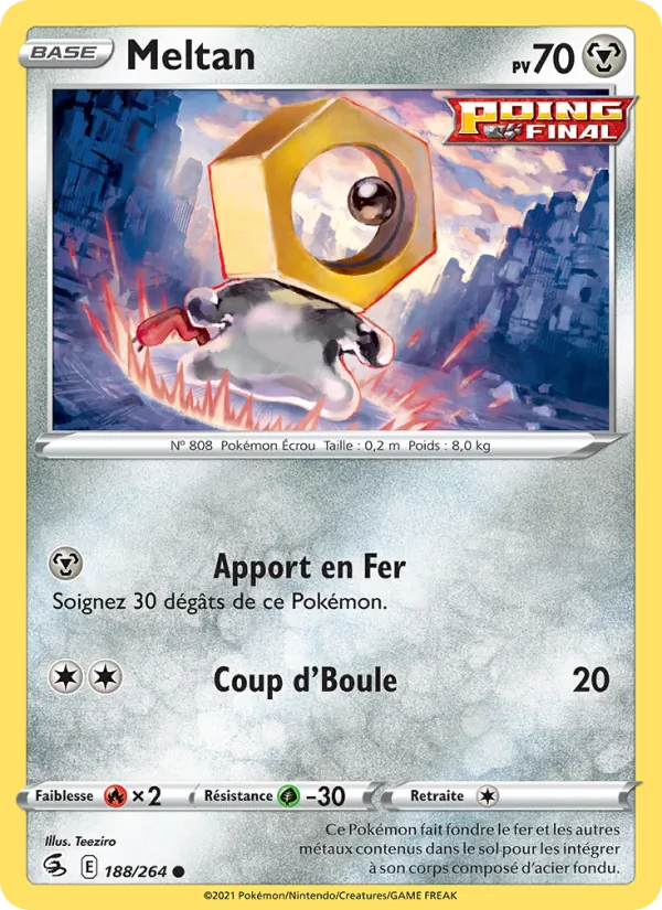 Carte Meltan 188/264 – Poing de Fusion