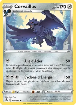 Carte Corvaillus 190/264 – Poing de Fusion