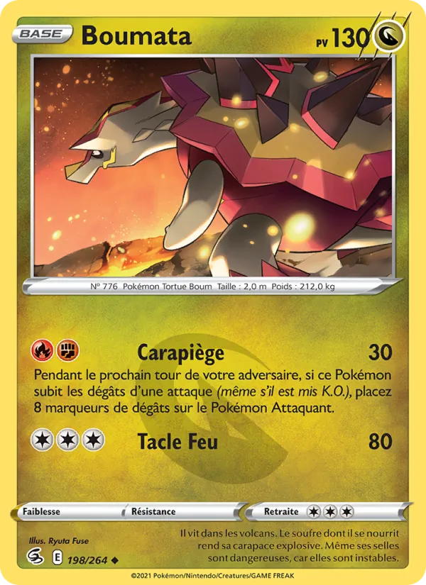 Carte Boumata 198/264 – Poing de Fusion