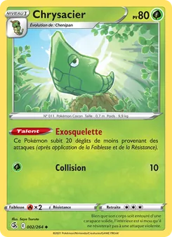 Carte Chrysacier 2/264 – Poing de Fusion