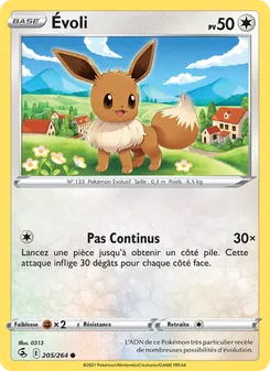 Carte Évoli 205/264 – Poing de Fusion