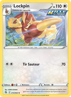 Carte Lockpin 213/264 – Poing de Fusion