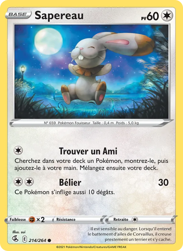 Carte Sapereau 214/264 – Poing de Fusion