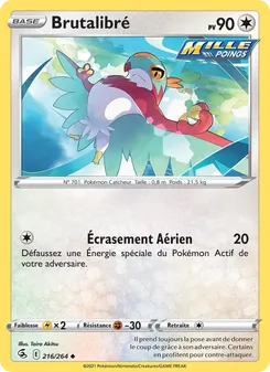 Carte Brutalibré 216/264 – Poing de Fusion