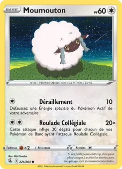 Carte Moumouton 221/264 – Poing de Fusion