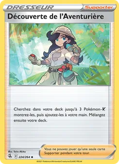 Carte Découverte de l'Aventurière 224/264 – Poing de Fusion