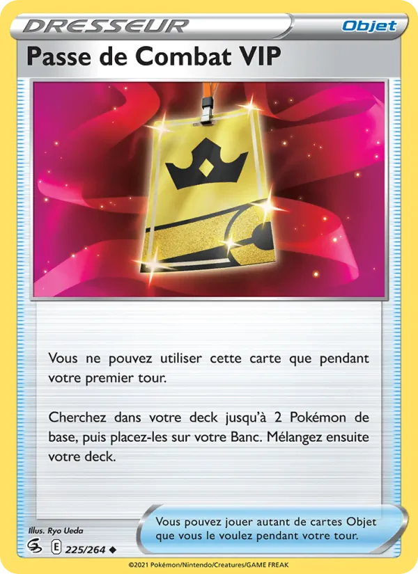 Carte Passe de Combat VIP 225/264 – Poing de Fusion