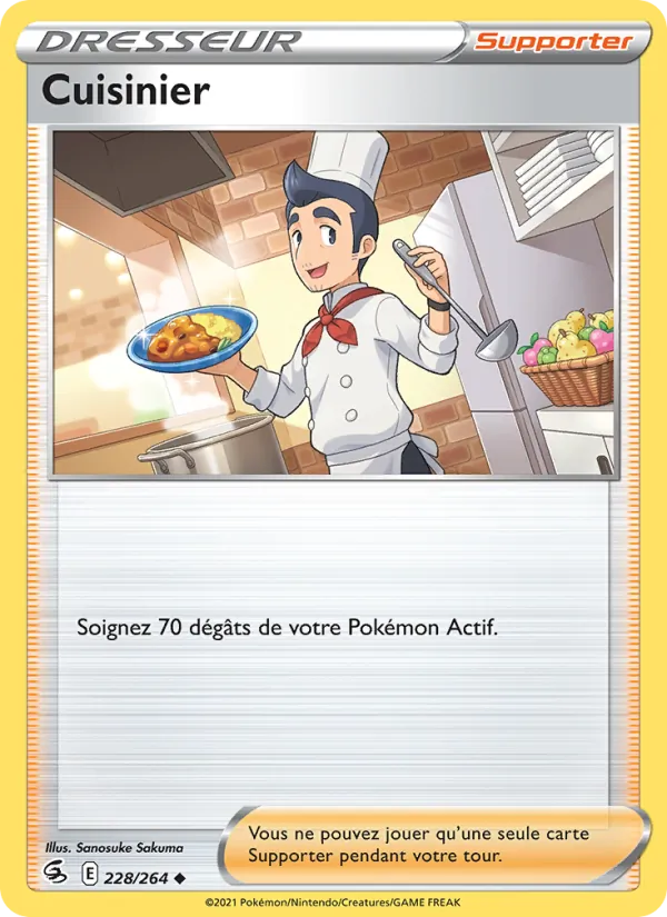 Carte Cuisinier 228/264 – Poing de Fusion