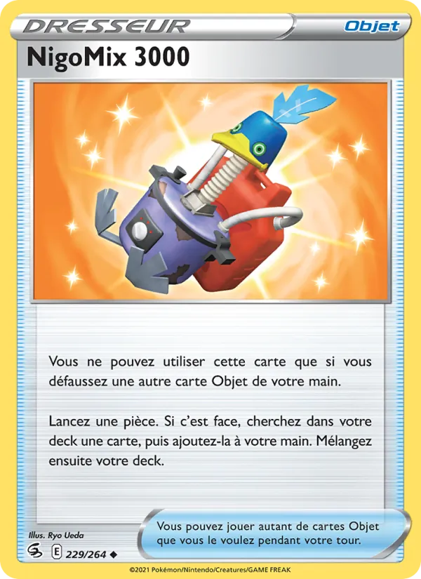 Carte NigoMix 3000 229/264 – Poing de Fusion
