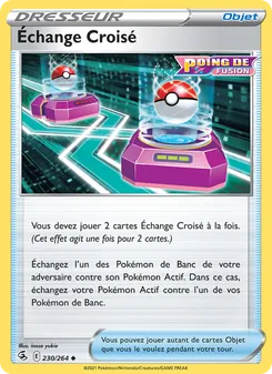 Carte Échange Croisé 230/264 – Poing de Fusion