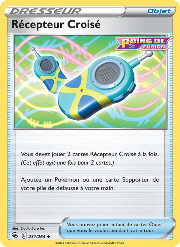 Carte Récepteur Croisé 231/264 – Poing de Fusion
