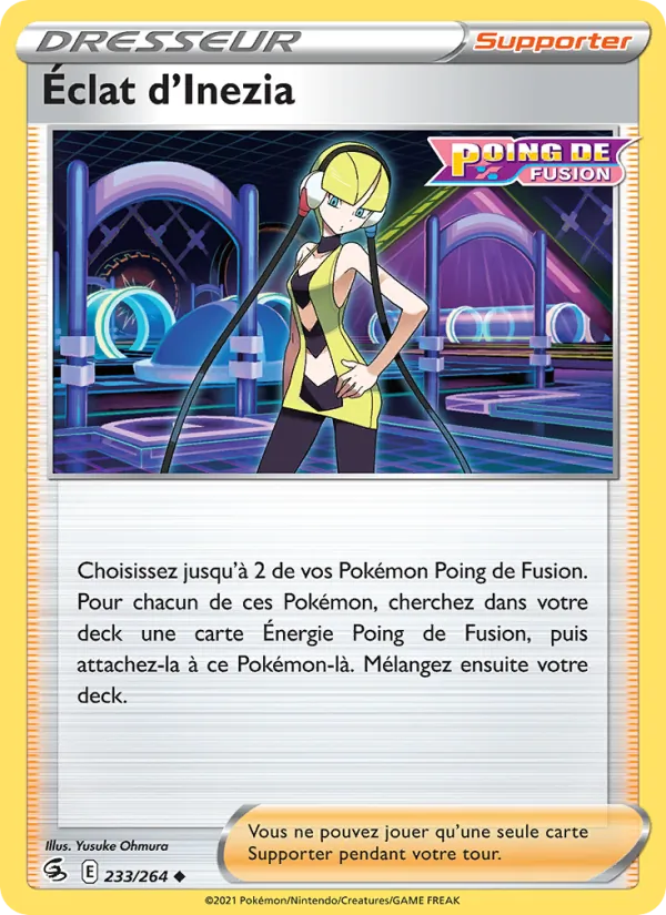 Carte Éclat d'Inezia 233/264 – Poing de Fusion