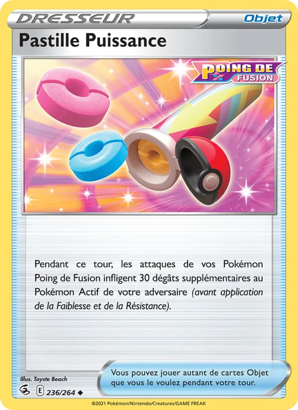 Carte Pastille Puissance 236/264 – Poing de Fusion