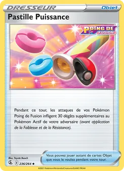 Carte Pastille Puissance 236/264 – Poing de Fusion