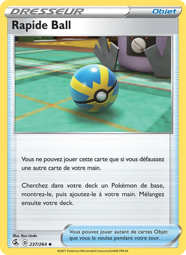 Carte Rapide Ball 237/264 – Poing de Fusion