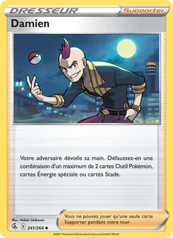 Carte Damien 241/264 – Poing de Fusion