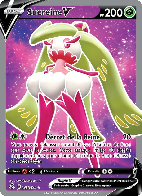 Carte Sucreine V 246/264 – Poing de Fusion