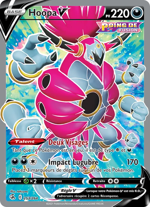 Carte Hoopa V 253/264 – Poing de Fusion