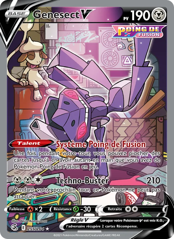 Carte Genesect V 255/264 – Poing de Fusion