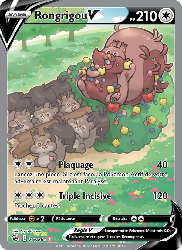 Carte Rongrigou V 257/264 – Poing de Fusion
