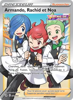 Carte Armando, Rachid et Noa 258/264 – Poing de Fusion