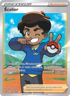Carte Écolier 261/264 – Poing de Fusion