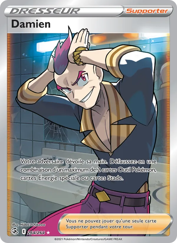 Carte Damien 264/264 – Poing de Fusion