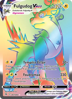 Carte Fulgudog VMAX 267/264 – Poing de Fusion