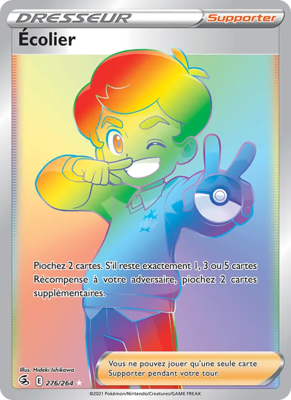 Carte Écolier 276/264 – Poing de Fusion