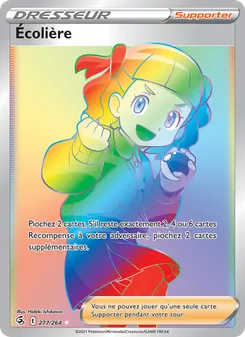 Carte Écolière 277/264 – Poing de Fusion