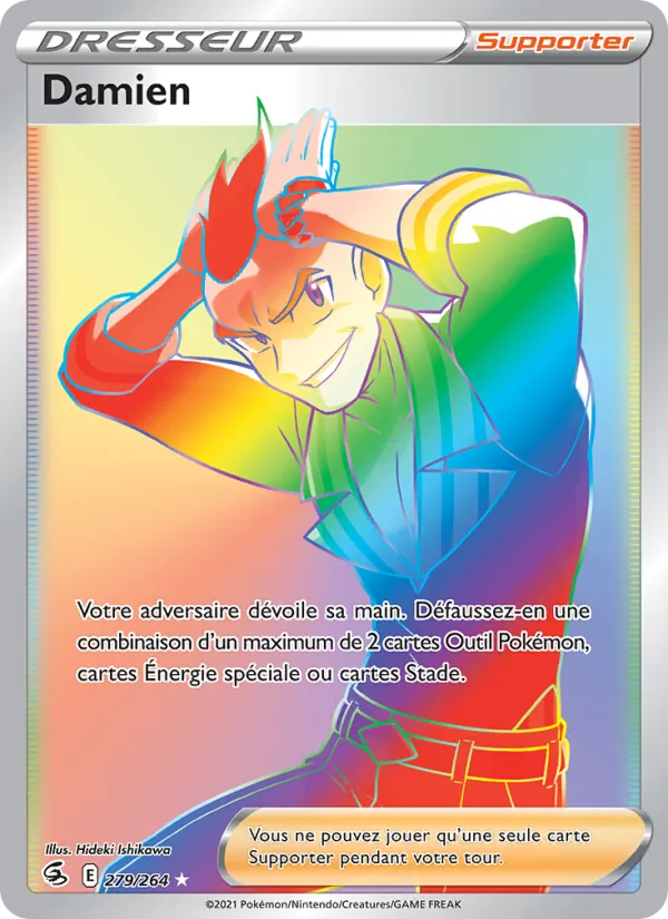 Carte Damien 279/264 – Poing de Fusion