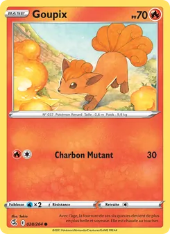 Carte Goupix 28/264 – Poing de Fusion