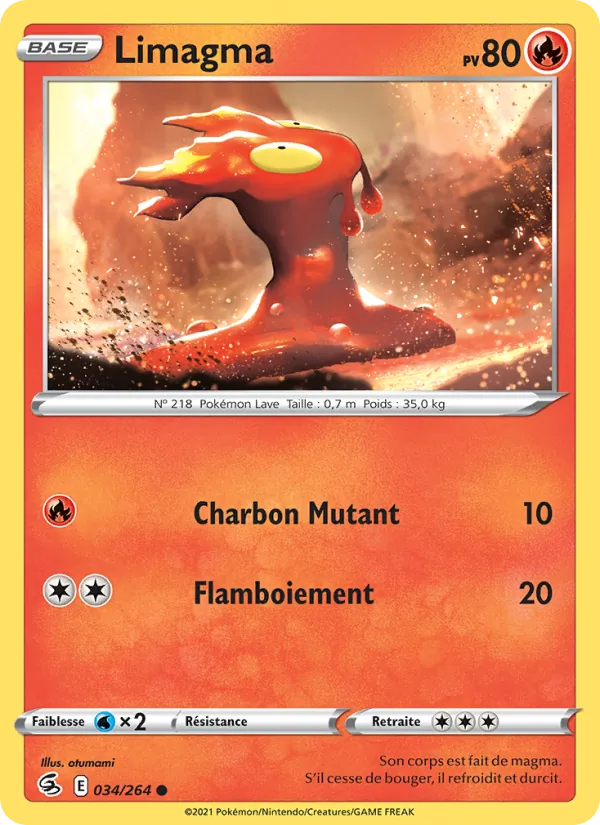 Carte Limagma 34/264 – Poing de Fusion
