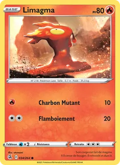 Carte Limagma 34/264 – Poing de Fusion