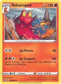 Carte Volcaropod 35/264 – Poing de Fusion