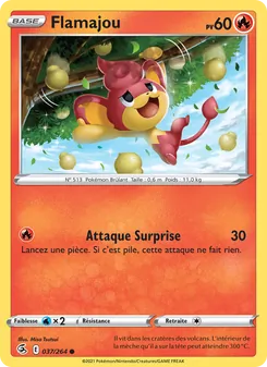 Carte Flamajou 37/264 – Poing de Fusion