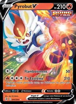 Carte Pyrobut V 44/264 – Poing de Fusion