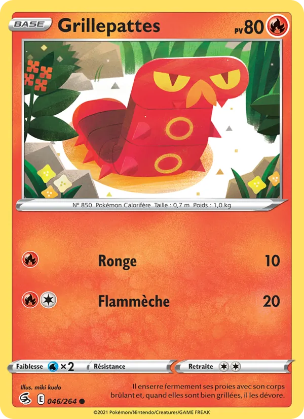 Carte Grillepattes 46/264 – Poing de Fusion