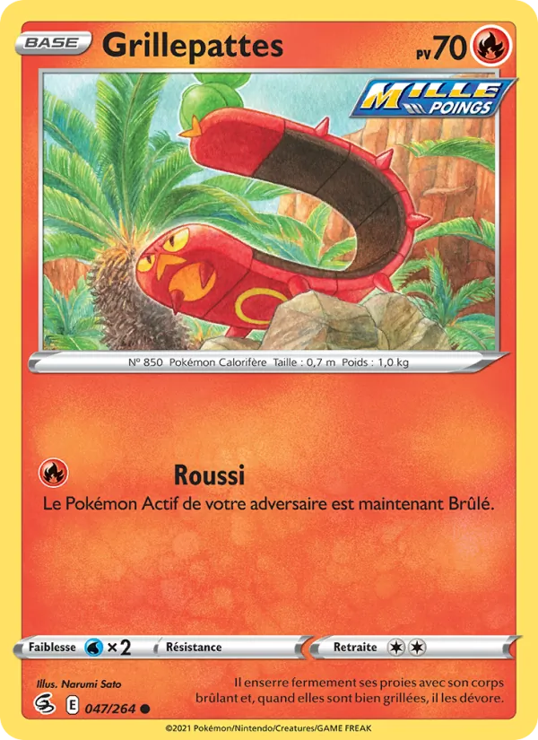Carte Grillepattes 47/264 – Poing de Fusion