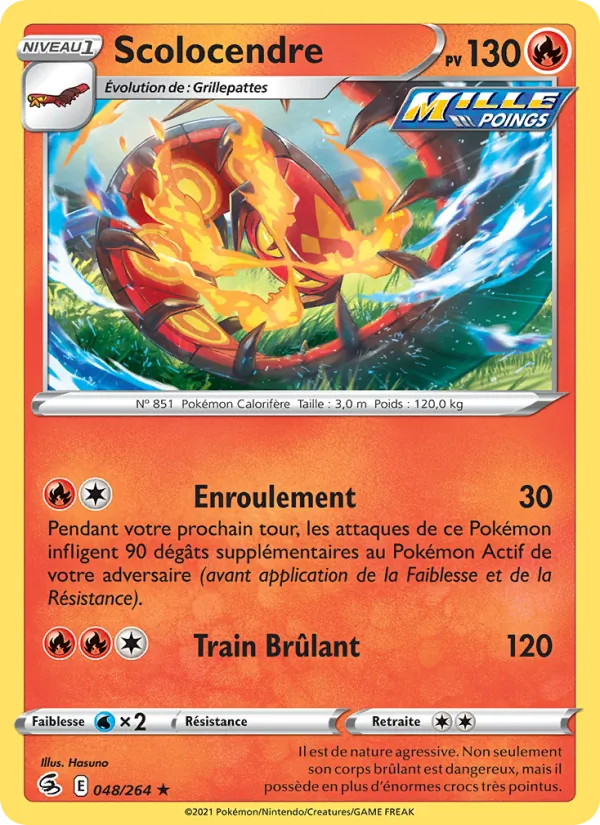 Carte Scolocendre 48/264 – Poing de Fusion