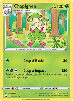 Carte Chapignon 5/264 – Poing de Fusion