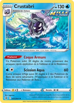 Carte Crustabri 51/264 – Poing de Fusion