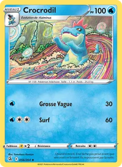 Carte Crocrodil 56/264 – Poing de Fusion