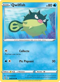 Carte Qwilfish 60/264 – Poing de Fusion