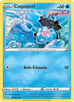 Carte Coquiperl 65/264 – Poing de Fusion