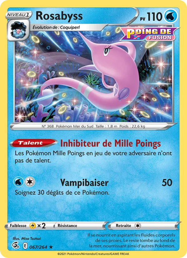 Carte Rosabyss 67/264 – Poing de Fusion