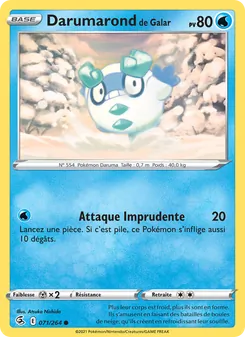 Carte Darumarond de Galar 71/264 – Poing de Fusion
