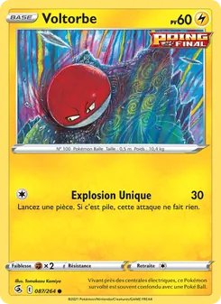Carte Voltorbe 87/264 – Poing de Fusion