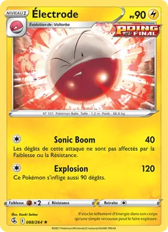 Carte Électrode 88/264 – Poing de Fusion